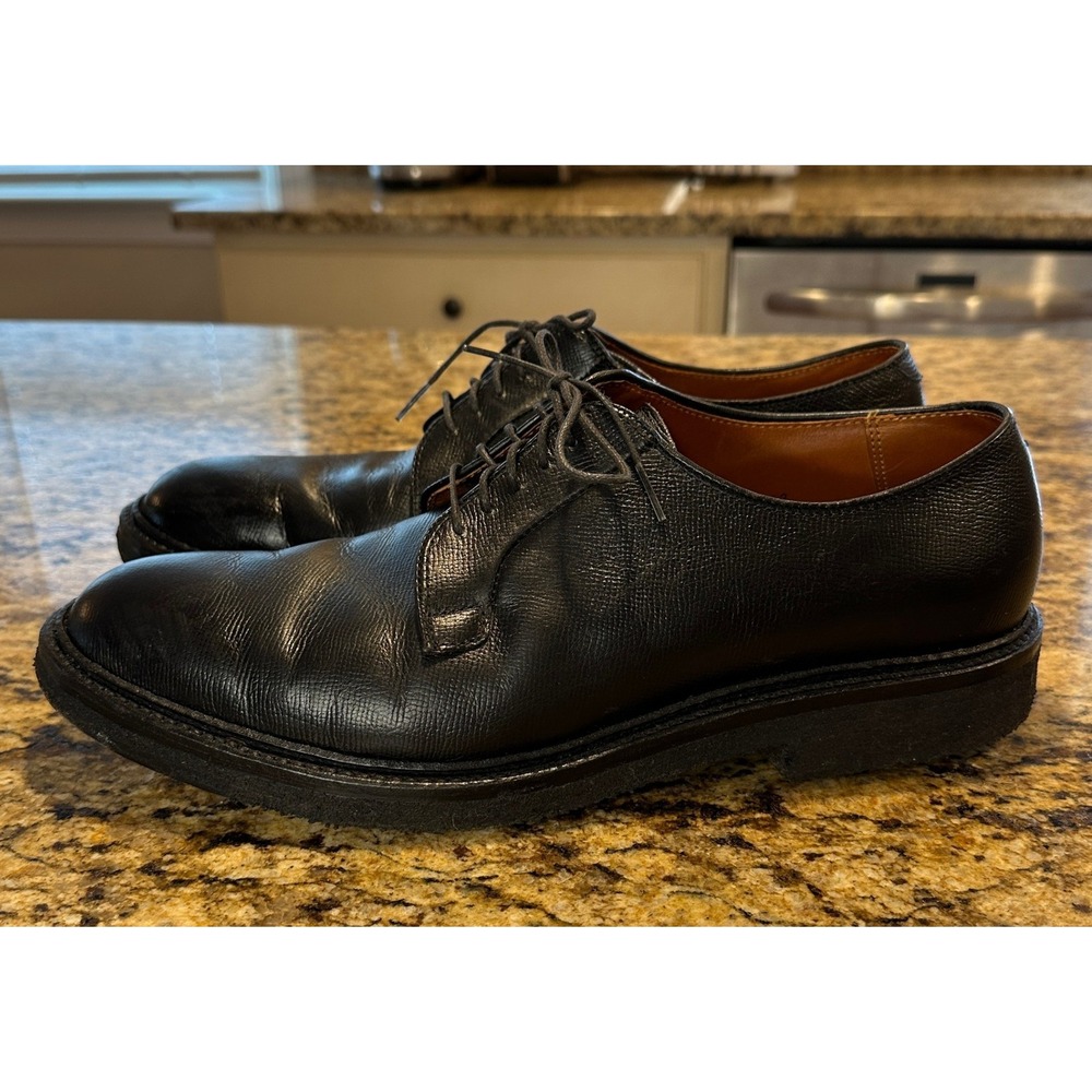 Alden Shoes Mens 12 949 All Weather Walker Black Alpine Grain Leather Derby EUC